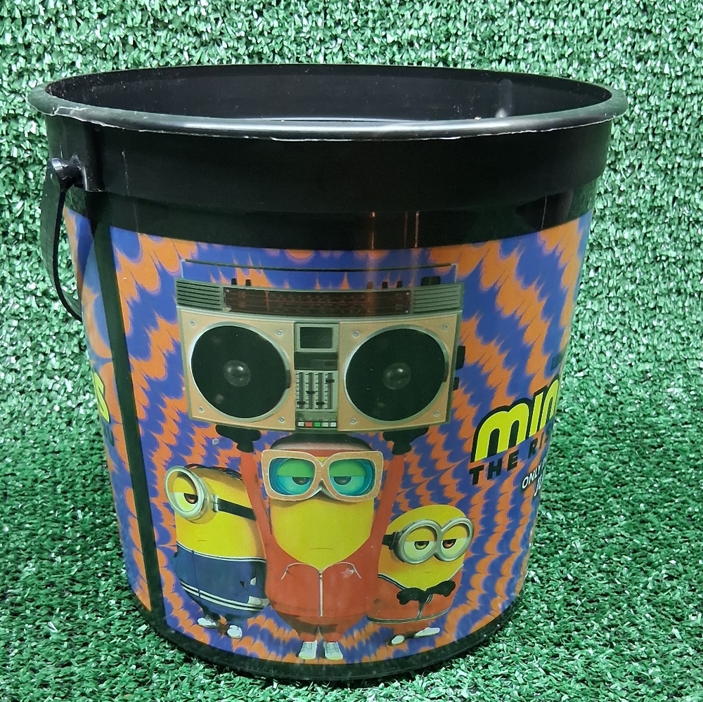 Minions The Rise Of Gru Movie Large Popcorn Plastic Bucket